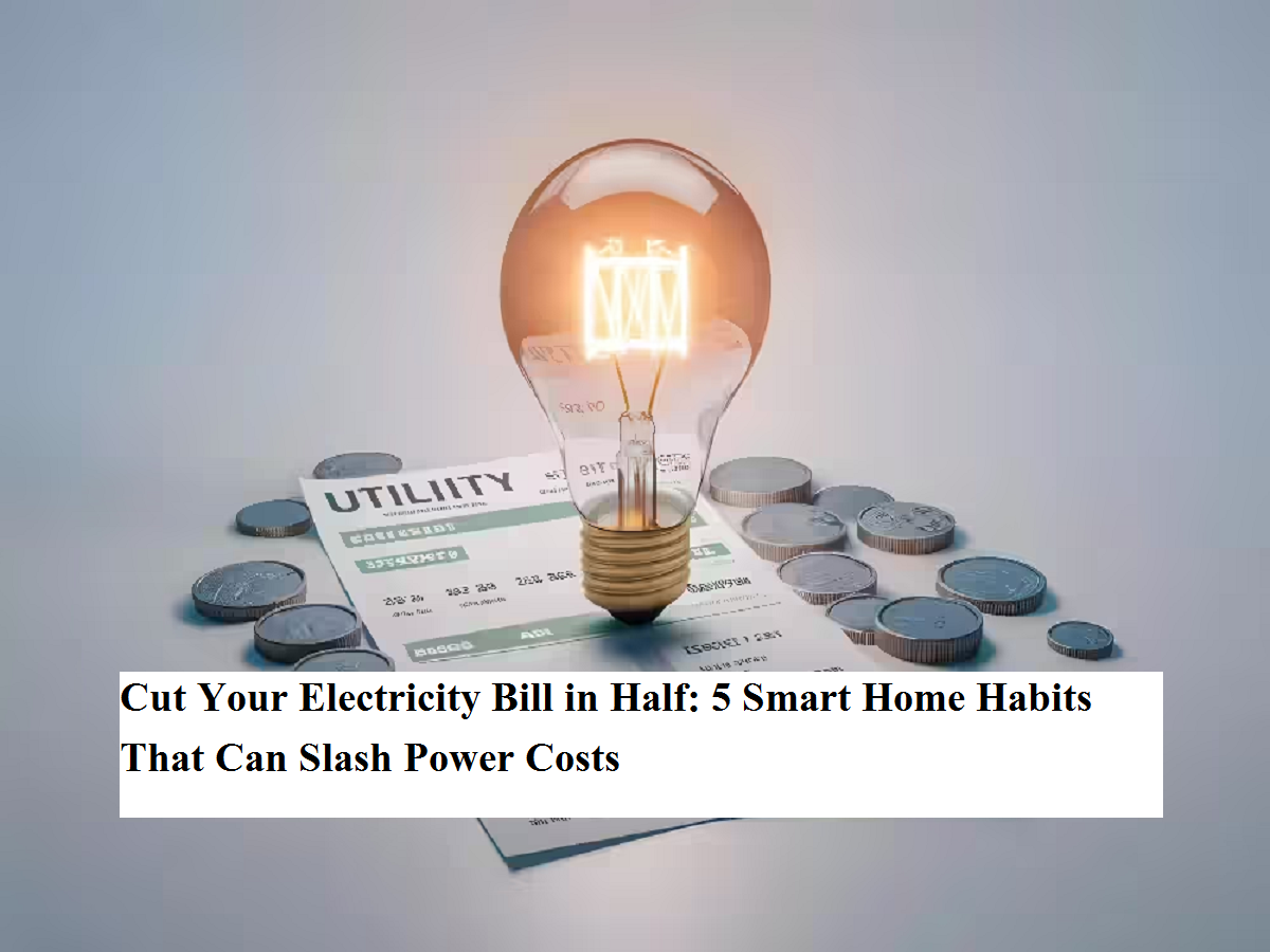 Cut Your Electricity Bill in Half 5 Smart Home Habits That Can Slash
